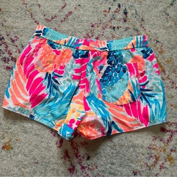 Lilly Pulitzer Run Around Athletic Shorts in Goombay Smash sz S - Picture 6 of 6